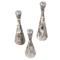 Marble Resin Candle Holders - Set of 3 Exquisite Decorative Taper Candlesticks for Luxurious Home Decor, Elegant Dining Table Centerpieces, Stylish Interior Accents, and Exclusive Event Illumination
